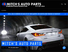 Tablet Screenshot of mitchsautoparts.com